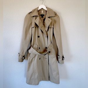 Land’s end women’s classic trench coat size XS dessert tan